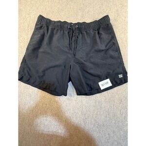 Billabong Recycler All Day Layback Board Shorts Mens XL Black Swim Trunks